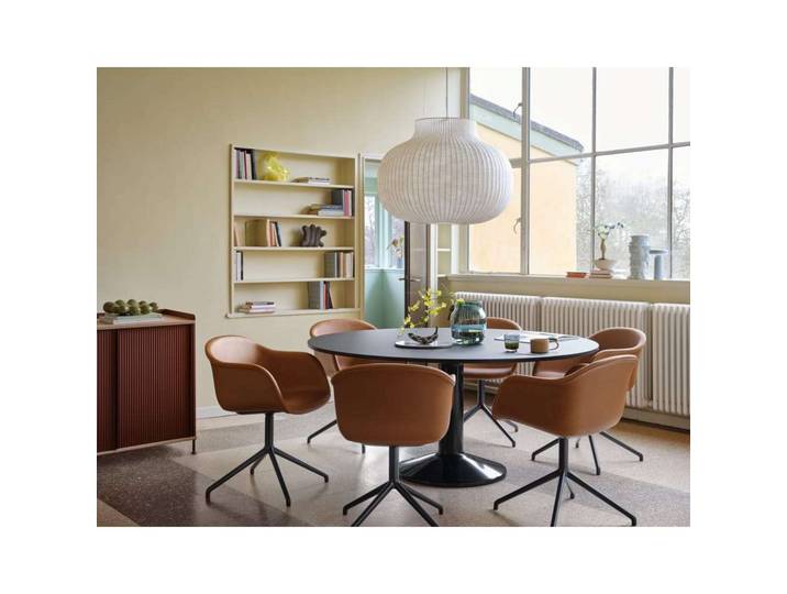Strand Pendelleuchte Closed Ø60 White - Muuto - Wohnzimmer - Kunststoff