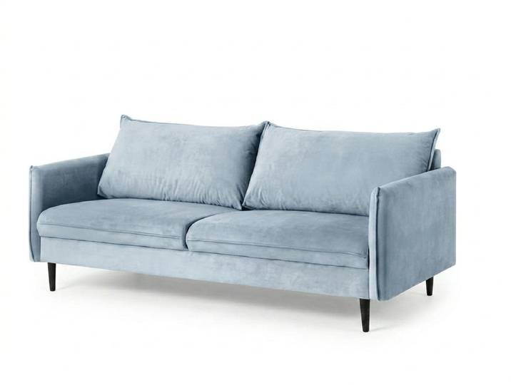 JVmoebel 3-Sitzer Blaues modernes 3-Sitzer-Sofa aus Stoff für das Wohnzimmer, Sofa 1 Teile, Made in Europa