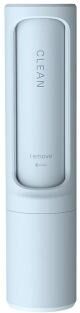 Uplift Treasures Reusable Pet Hair Remover Brush With Self Cleaning Base blue