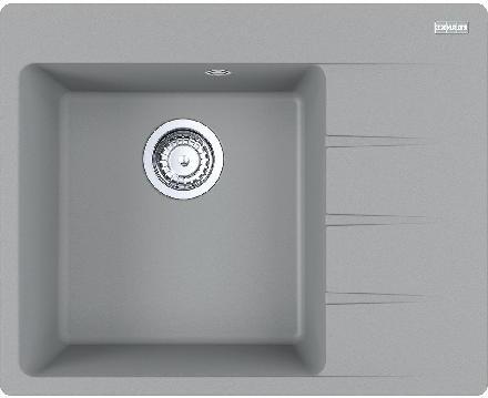 Franke Centro - Fragranit-Spüllbecken CNG 611-62 TL/2, 620x500 mm, Felsgrau 114.0637.502