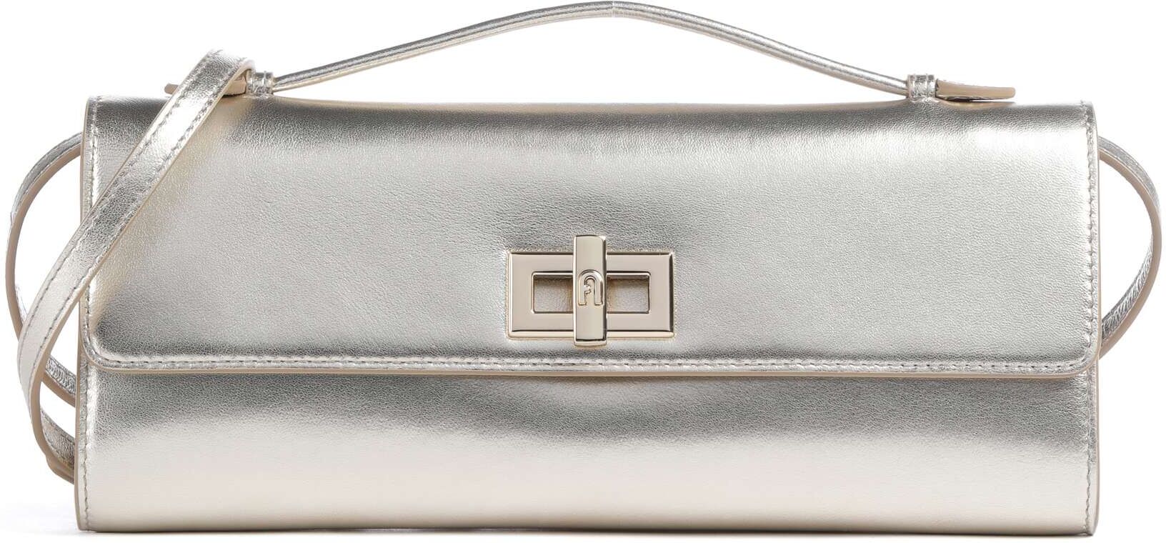 Furla Clara Umhängetasche aus Leder, gold