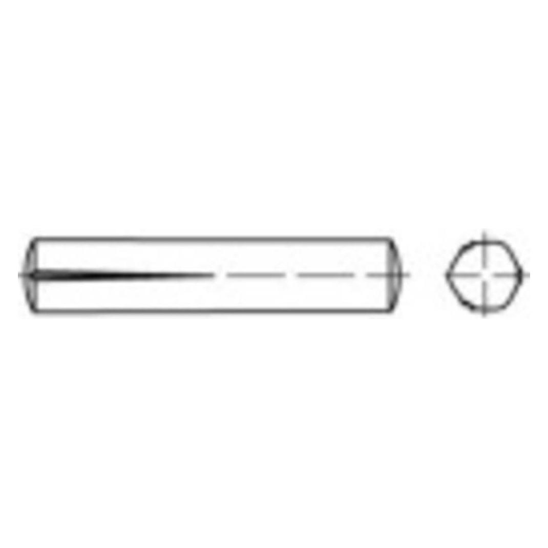 Toolcraft Passkerbstift (Ø x L) 5 mm x 8 (100 Stk., 8 mm) (136102)