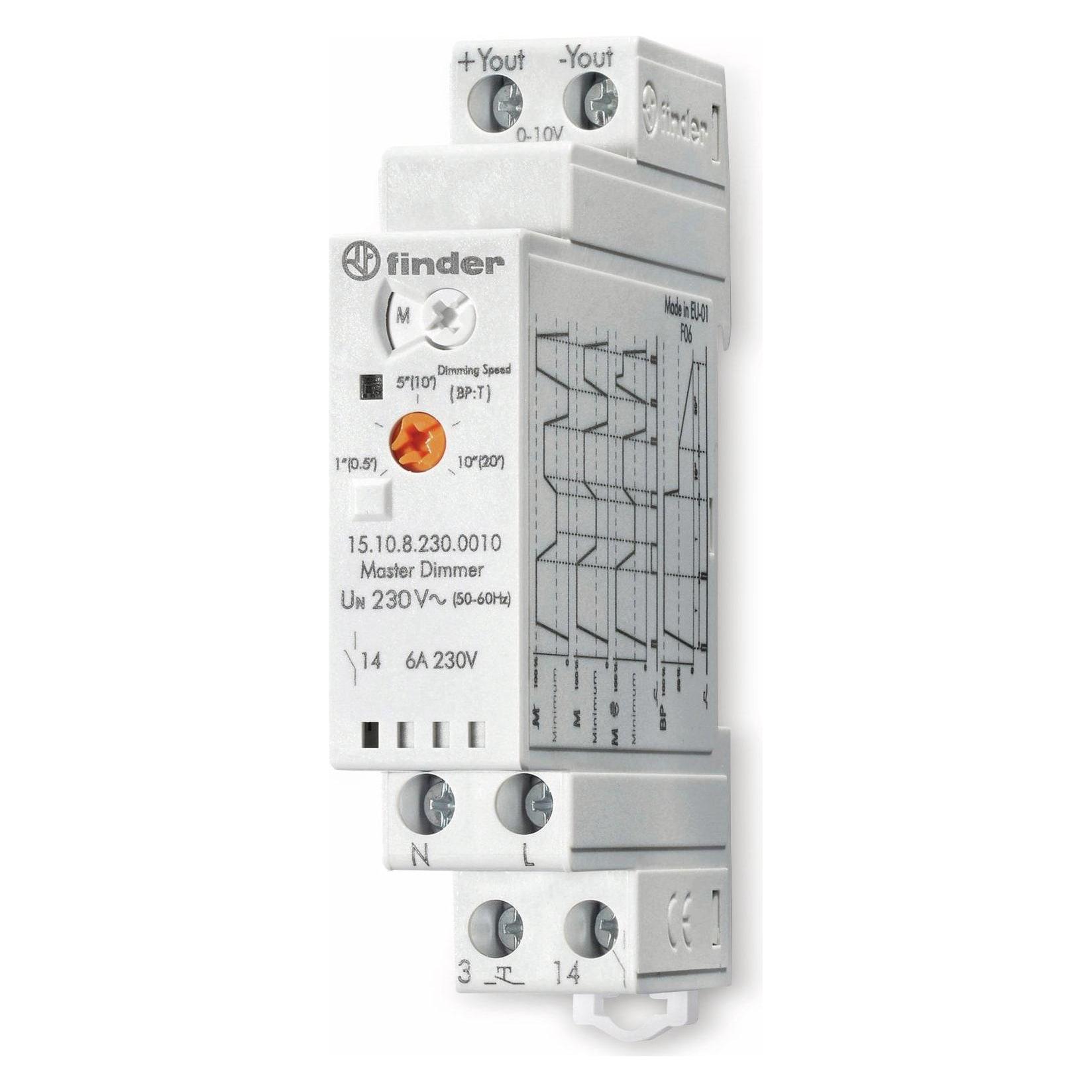 Finder Elektronischer Dimmer, 15.10 15.10.8.230.0010 6 A (15.10.8.230.0010)