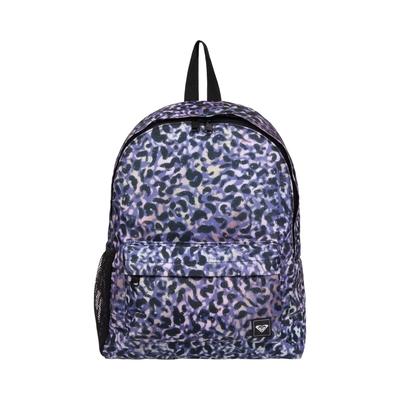 Tagesrucksack ROXY "Sugar Baby Bottle", Damen, bunt (twilight lila wild n out big), Polyester, Rucksäcke