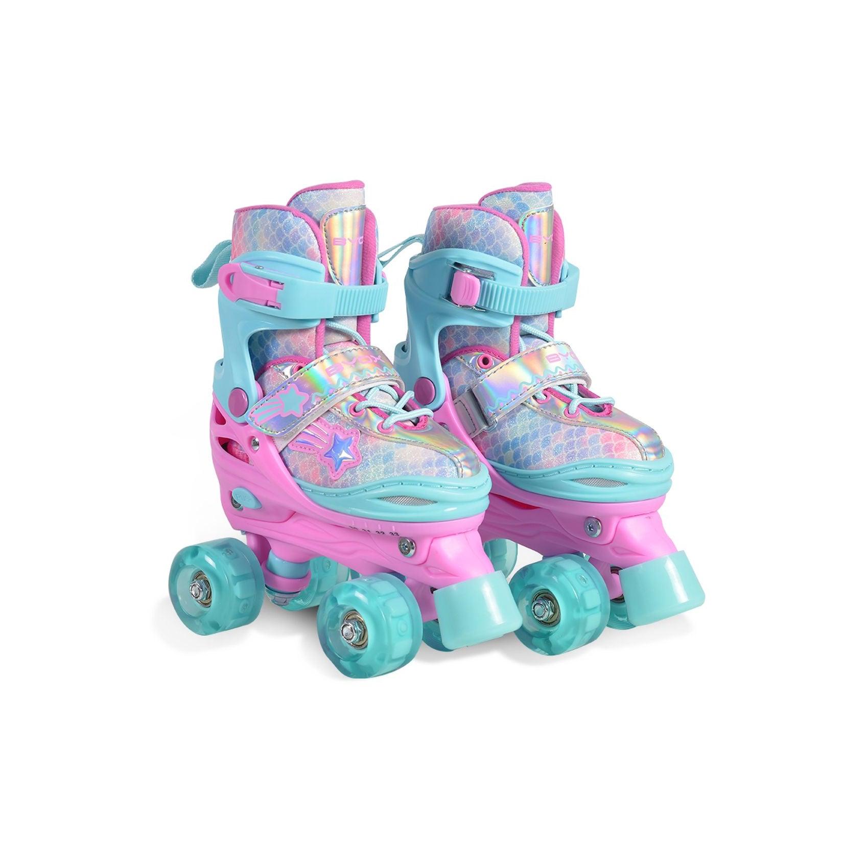 Byox Rollschuhe Ariel, leuchtende PU-Rollen, ABEC-5 Lager, verschiedene Größen Größe XS (26-29)