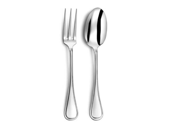 Couzon Lyrique couverts de service fourchette et cuillère\, inox brillant Couverts de service fourchette et cuillère\, inox 18/10\, épaisseur 3\,5 mm\, finition miroir\, compatible lave-vaisselle