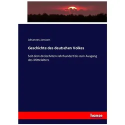 Geschichte des deutschen Volkes, Fachbücher von Johannes Janssen