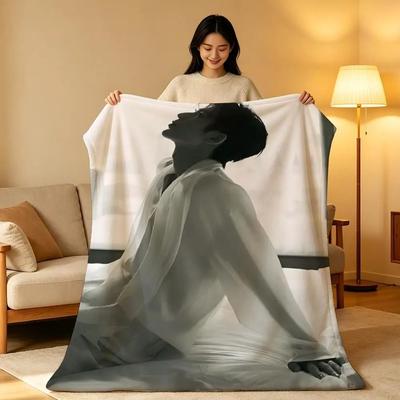 Uplift Picks Zhang Linghe Plush Throw Blanket Soft Celebrity Sofa Blanket 6 100x130 Cm