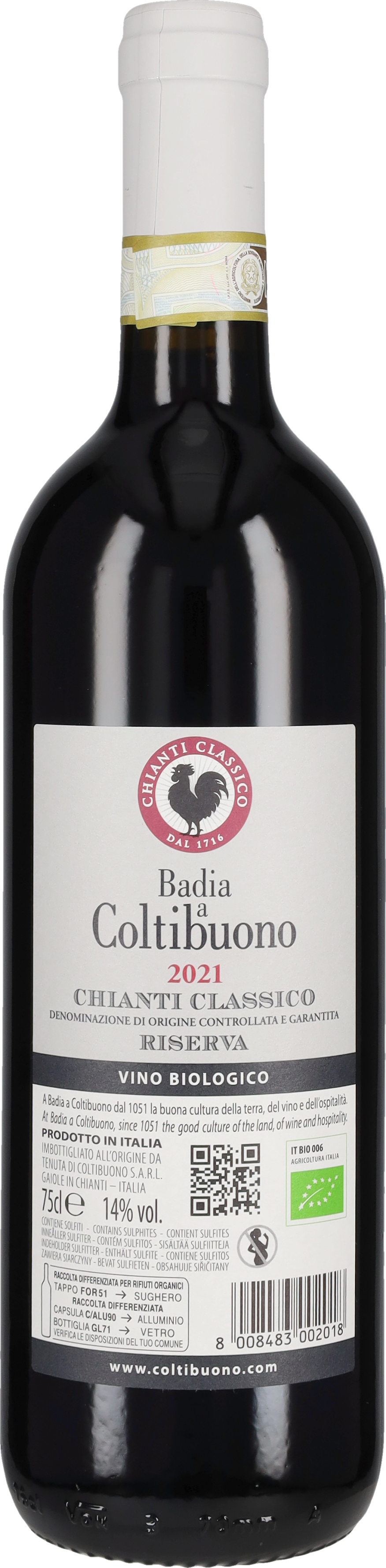 Chianti Classico Riserva Badia a Coltibuono 2021