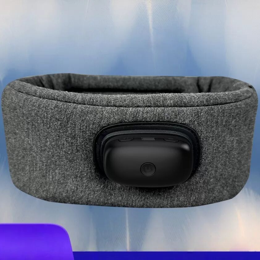 INF Bluetooth Schlafmaske mit Wärmetherapie, Musik und Sprachausgabe