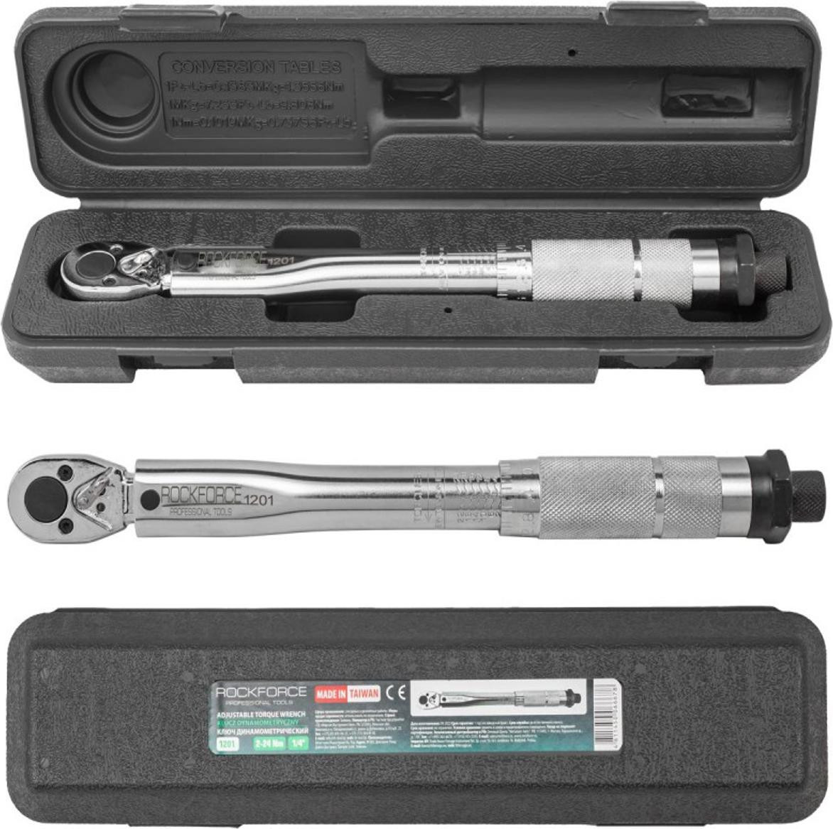 Forsage Draaimomentsleutel 2-24 Nm, 1/4 inch