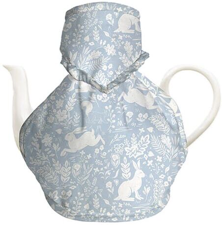 William Morris Forest Life Blue Victorian Tea Cosy