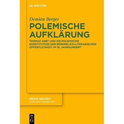 Polemische Aufklärung, Gebundene Ausgabe von Demian Berger, De Gruyter, 978-3-11-914706-4