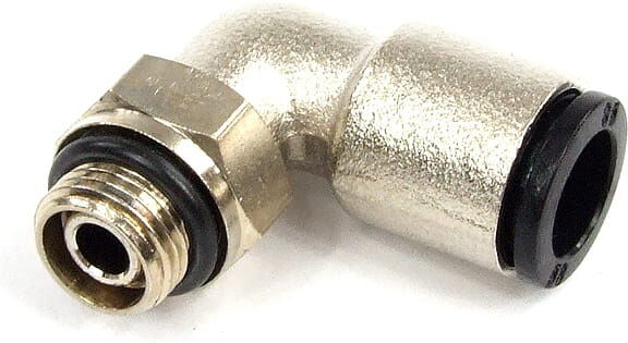 Aquatuning 8mm G1/8 Steckanschluss 90&deg; drehbar vernickelt