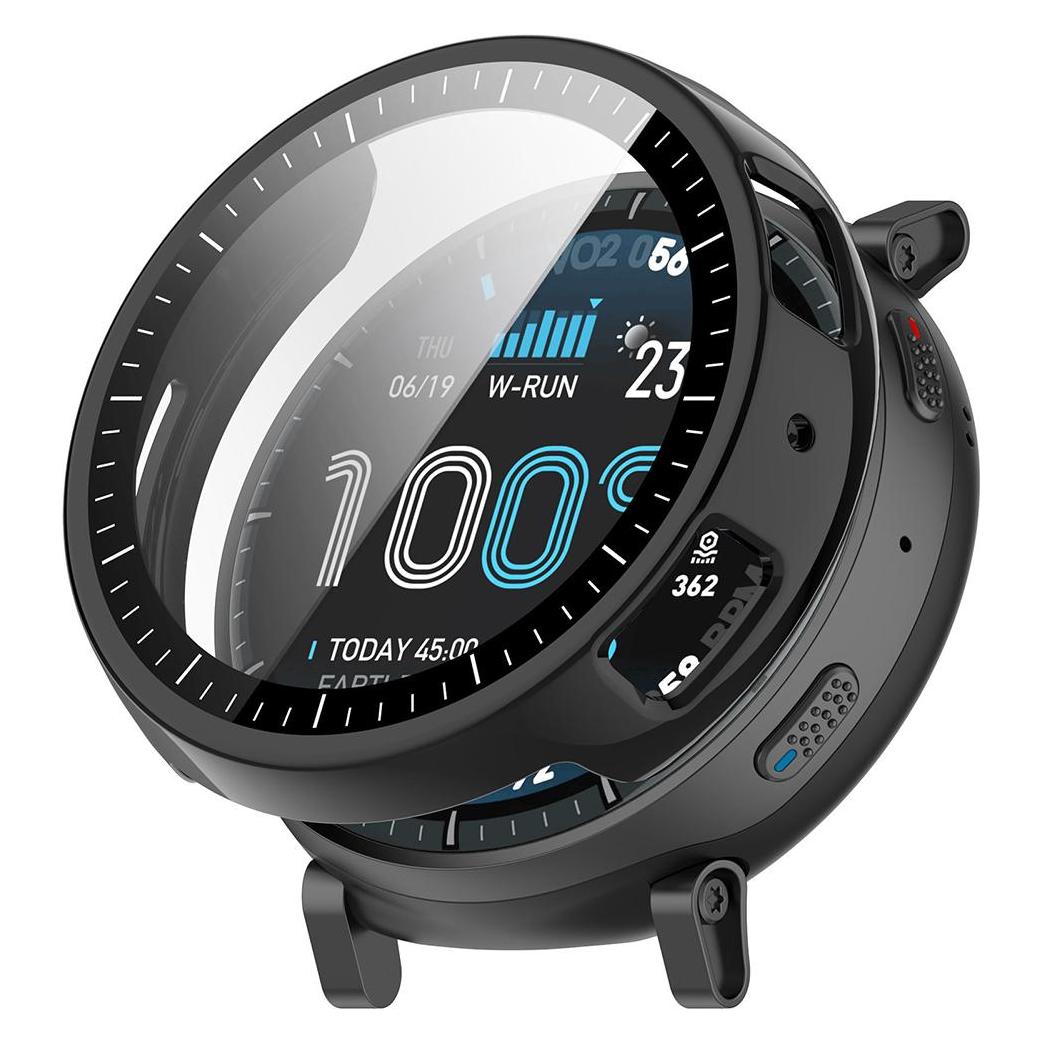 Techsuit - Defense360 Pro + Screen Protector - Amazfit Active Max - Black (68332357)