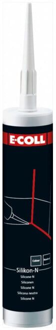 E-COLL Mastic d'étanchéité silicone N 310 ml gris (4317784409476)