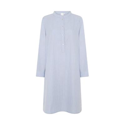 Pyjama CCDK COPENHAGEN "CCDK Copenhagen Amalie Dress", Damen, Gr. L, blau, 100% Baumwolle (Bio), Homewear-Sets Pyjama