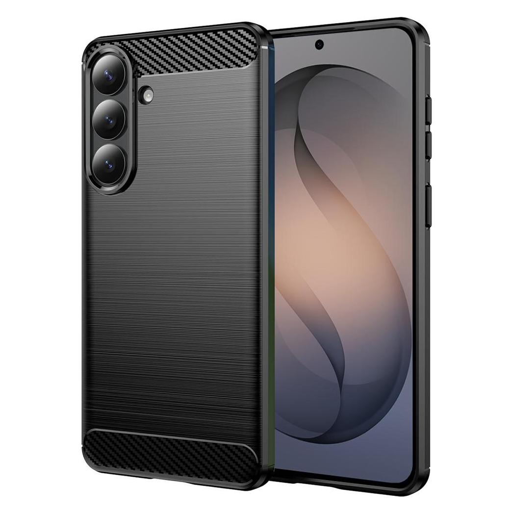 Techsuit - Carbon Silicone - Samsung Galaxy S26 - Black (Samsung Galaxy S26) (62435167)