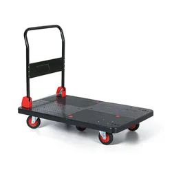 Plattformwagen mit Klappgriff, 500 kg, 970x645 mm