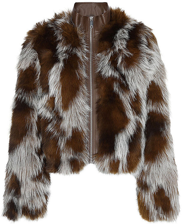 RINO&PELLE Jacke in Felloptik VEA beige   36 36