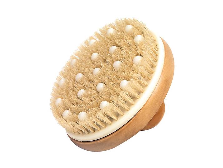 Croll & Denecke Handmassagebürste mit Holzknauf