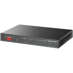 Mercusys MS110GMP 10xGb (8xPoE+) (10 Ports), Netzwerk Switch, Schwarz