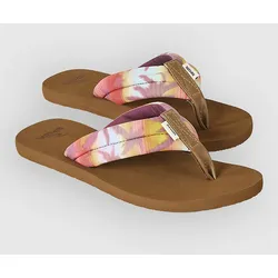 Rip Curl Freedom Plush Bloom Open Toe Sandalen dark plum Gr. 42