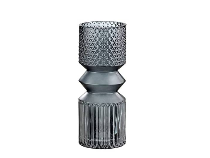 GILDE Vase Pintu Glas grau 40493