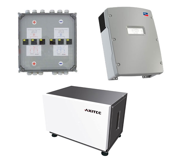 AXITEC AXISTORAGE LI 8S (3 STK./26,7 KWH) + 1X SI 6.0H LITHIUM-IONEN-ENERGY STORAGE SYSTEM SKALIERBAR
