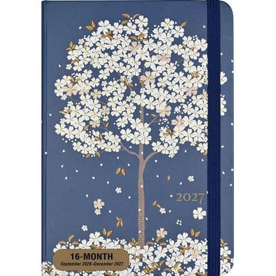 2027 Falling Blossoms Weekly Planner (16 Months, Sept 2026 to Dec 2027)