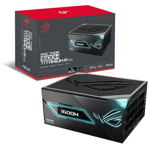 1600Watt Asus ROG-THOR-1600T3-GAMING-EVO 1600W / ATX / 1 fan / Modular