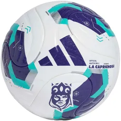 adidas Queens League Pro Fußball Spielball KE8231 - white/purple/real teal