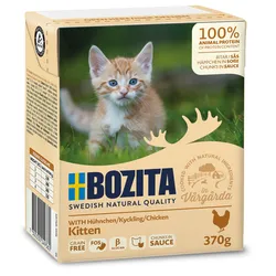 Bozita Häppchen in Sauce mit Hühnchen für Kitten 6x370 g