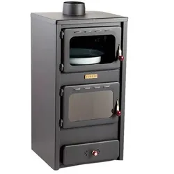 Holzkamin Kupro Lux Blech mit Backofen 8,4 kW