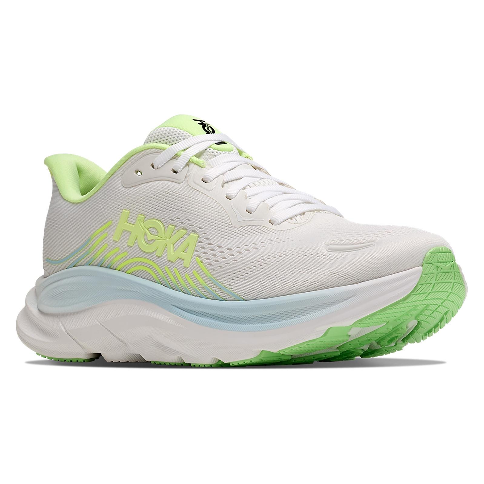 Hoka Damen-Laufschuhe Clifton 11 Frost / Neon Yuzu (36.5) (1176573-FYZ)