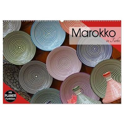 Marokko in Farbe (Wandkalender 2027 DIN A2 quer), CALVENDO Monatskalender