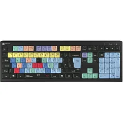 Logickeyboard Cubase/Nuendo Astra2 BL engl. (PC) (Eng. Int., Kabelgebunden), Tastatur, Schwarz