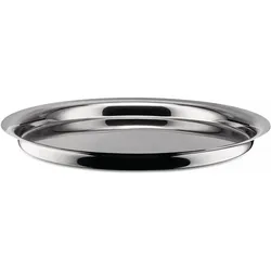 Alessi, Serviergeschirr, Servierplatte KURU KURU silberfarben