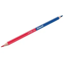 Pelikan Buntstifte dreieckig zweifarbig rot & blau Dünn