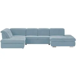 Kollektion Kraft Wohnlandschaft mit verschiedenen Funktionen Spencer ¦ blau ¦ Maße (cm): B: 382 H: 102 T: 260.0
