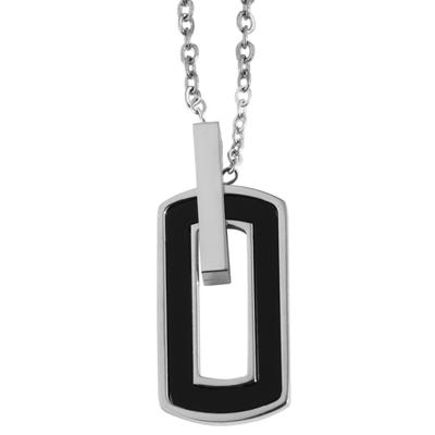 Kette ohne Anhänger ADELIA´S "Halskette mit Anhänger – aus Edelstahl", schwarz (silber), Halsketten, Damen, 48cm, Edelstahl, Zum Verschenken – ideal zum Valentinstag