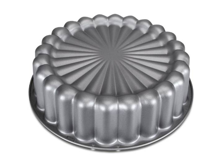 Backform STÄDTER Charlotte 26 cm , silber (silberfarben), Ø:26cm, Küchenformen, Backform