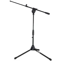 keepdrum Mikrofonstativ PRO halbhoch für Amps, Mikrofonständer, Schwarz