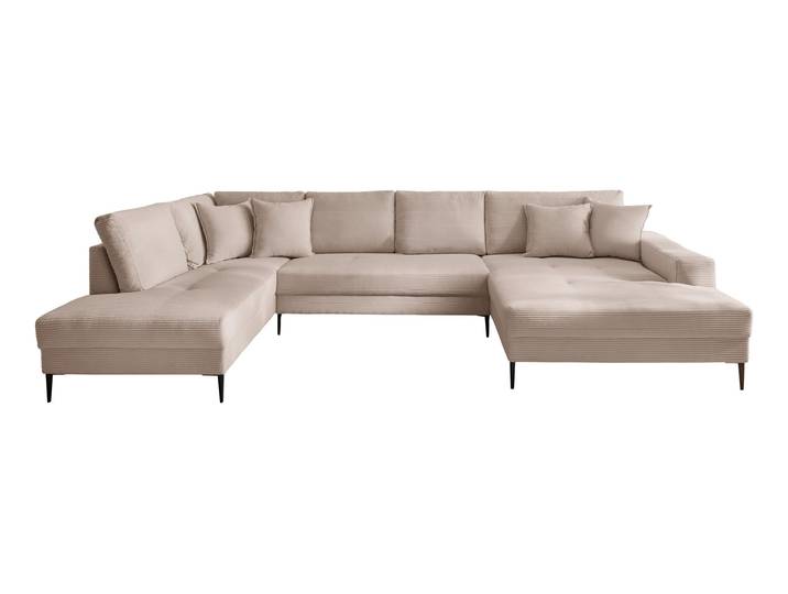 Wohnlandschaft Cord beige - 360 cm - SUMMER