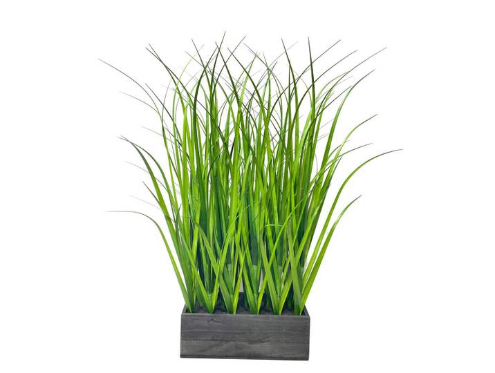 Ambia Home Dekogras, Grün, Metall, Kunststoff, 90 cm, Dekoration, Blumen & Blumentöpfe, Dekogras