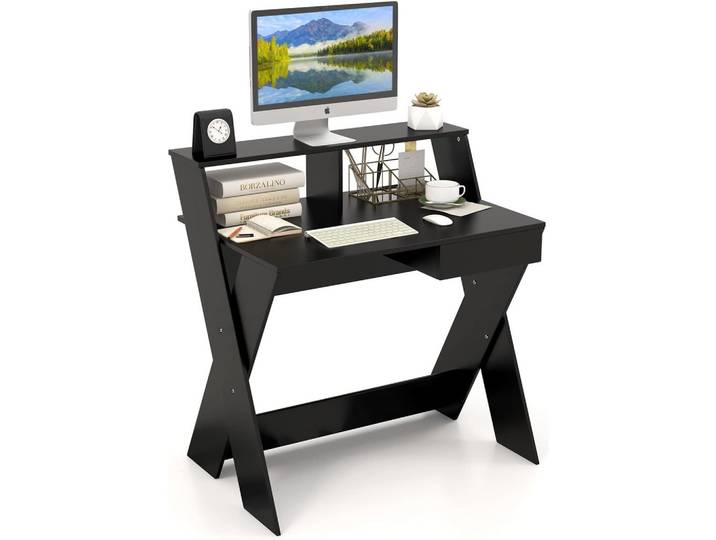 ARBEITSTISCH 94cm Schwarz