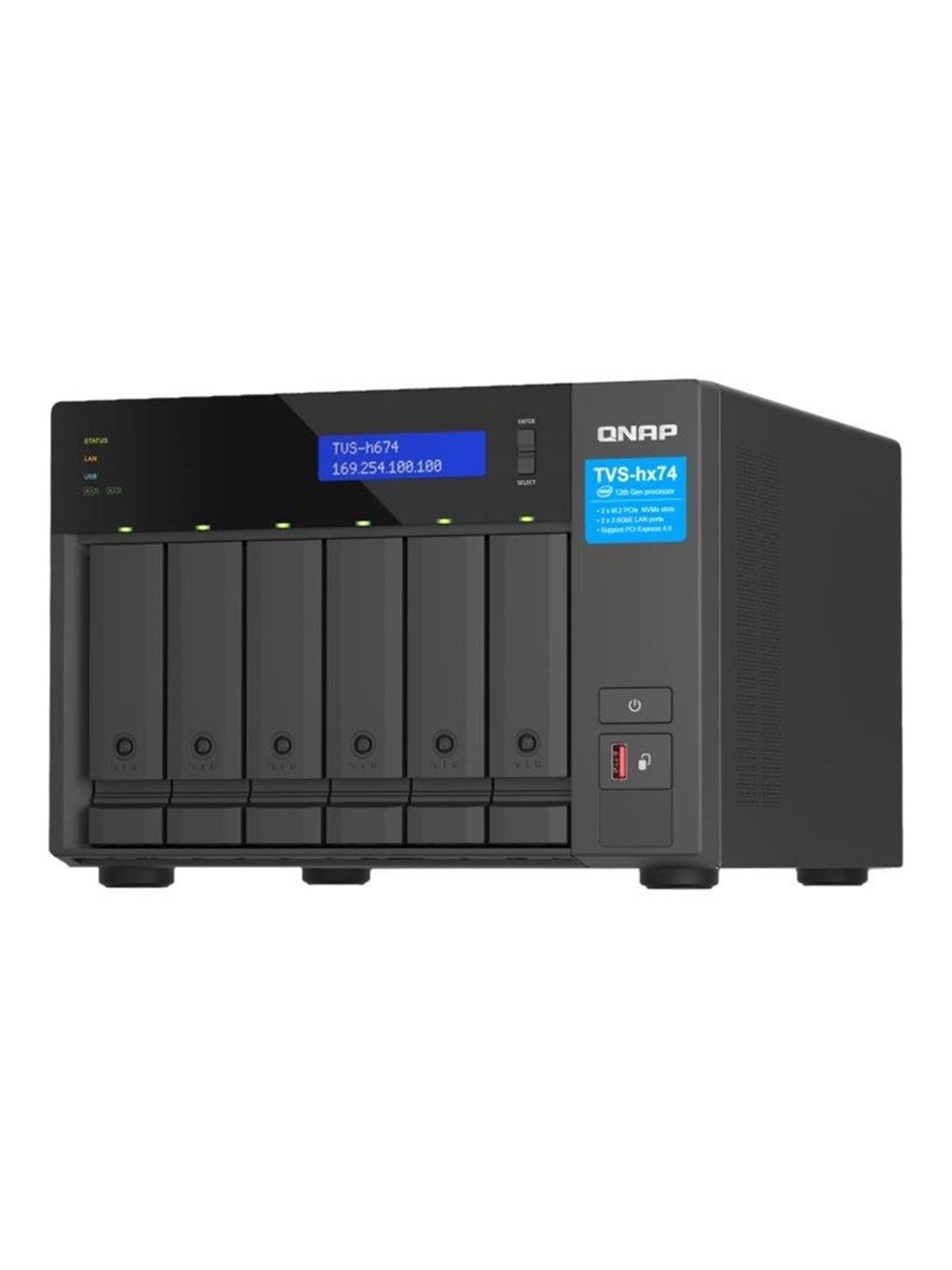 QNAP TVS-H674 - NAS Server