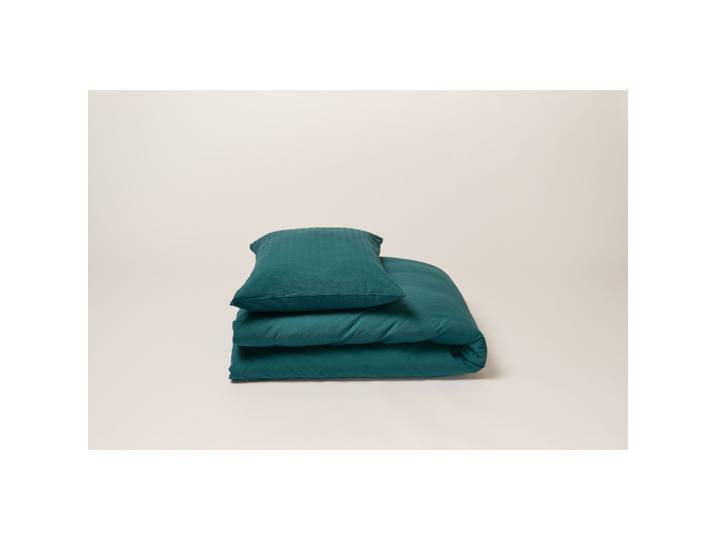 Journey Living Duvetbezug Kemeri meergrün Einfarbig Baumwolle 200 x 210 cm - Material: Bio Baumwolle