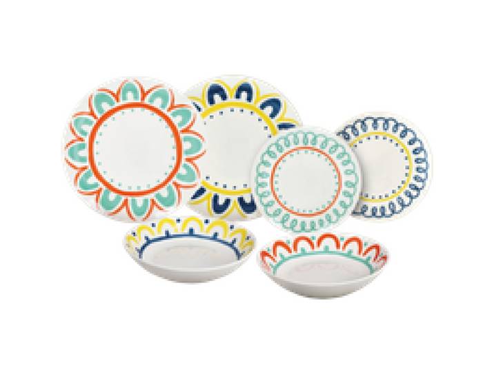 TOGNANA Service de table VIDA, 18 pièces, porcelaine