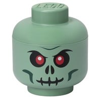 LEGO Storage HEAD "Skelett" mini, Aufbewahrungsbox grün/schwarz